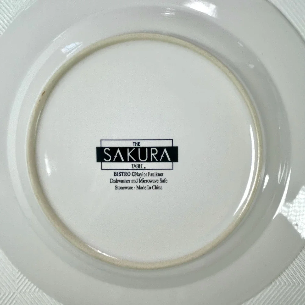 Set of 4 Sakura Oneida Bistro by Naylor Faulkner 8.25